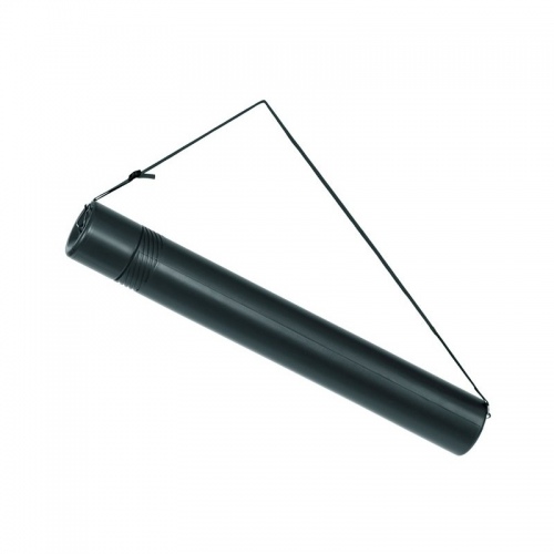 Dėklas brėžiniams Linex 40-74cm, diametras 5.5cm, juodas
