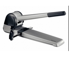 Skylmuša LEITZ 5182, 2 skylių,pramuša iki 250 lapų, sidabrinė