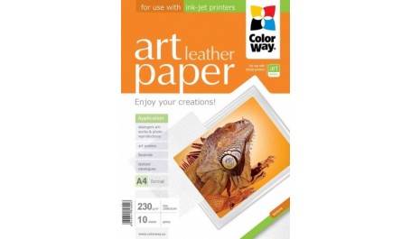 Dekoratyvinis popierius ColorWay oda, A4, 230g, blizgus (10)  0710-613