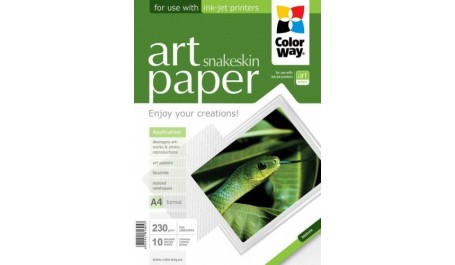 Dekoratyvinis popierius ColorWay gyvatės oda, A4, 230g, blizgus (10)  0710-612
