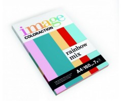 Spalvotas popierius Image Coloraction A4, 160g, 7 įvairios spalvos (70)  0702-245