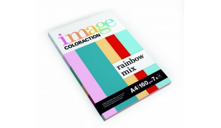 Spalvotas popierius Image Coloraction A4, 160g, 7 įvairios spalvos (70)  0702-245