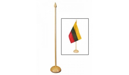 Stovelis vėliavėlei, medinis  0617-004