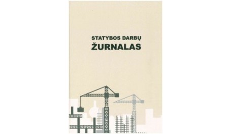 Statybos darbų žurnalas, A4 (106)  0720-051