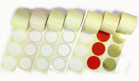 Lipdukai notariniai ? 5cm, žvaigždutės, geltoni (500)  1117-018