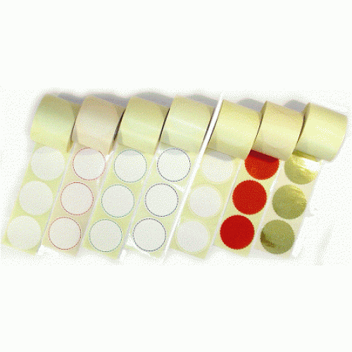 Lipdukai notariniai ? 5cm, žvaigždutės, geltoni (500)  1117-018