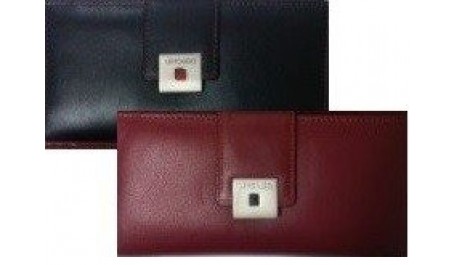 Piniginė Deniels odinė 328.30.01 juoda, moteriška  0908-015