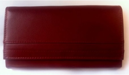 Piniginė Deniels odinė 398.11.01 juoda, moteriška  0908-020