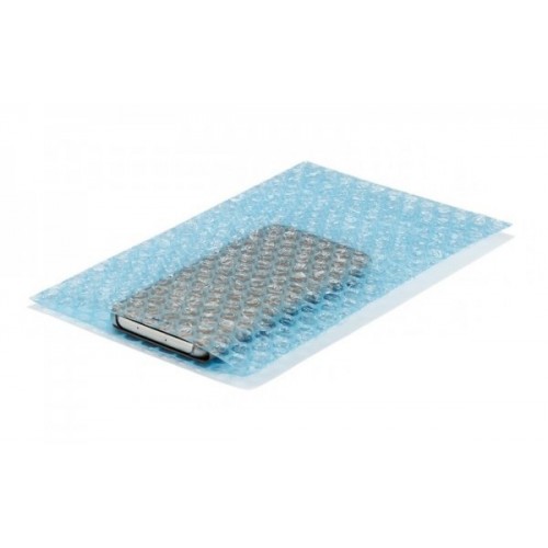 Burbulinės plėveliės maišeliai 15 x 15 cm, melsvi  2110-051