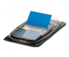 Indeksai 3M, Post-it, 25.4x43.2mm, mėlyni, plastikiniai (1x50)  0718-005