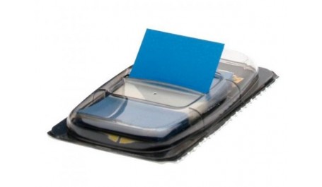 Indeksai 3M, Post-it, 25.4x43.2mm, mėlyni, plastikiniai (1x50)  0718-005