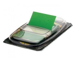 Indeksai 3M, Post-it, 25.4x43.2mm, žali, plastikiniai (1x50)  0718-006