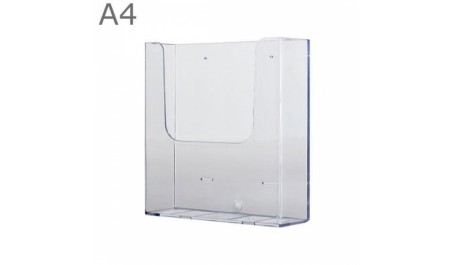 Pakabinamas stovas bukletams, A4, akrilas DISP-WM, 225x242 mm  0614-401
