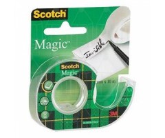 Lipni juostelė Scotch® 810 Magic, 19mm x 7.5m, nematoma, su laikikliu  1114-118
