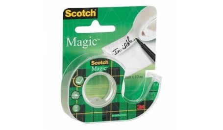 Lipni juostelė Scotch® 810 Magic, 19mm x 7.5m, nematoma, su laikikliu  1114-118