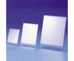 Laikiklis informacijai L formos, A6, akrilas  0614-103