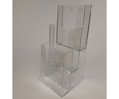 Universalus stovas brošiūroms DS, A6 (1/3 A4), 3 dalių  0614-115