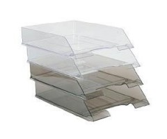 Dėklas horizontalus REM, skaidrus  1002-202