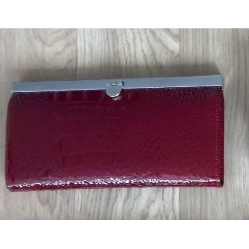 Piniginė Deniels 398.45.03, odinė, raudona, moteriška  0908-016