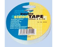 Lipni juostelė Centrum, 18mmx6,3m, dvipusė  1114-250