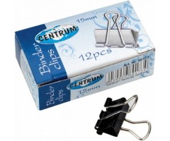 Spaustukas Centrum, 15mm, juodas (12)  1105-020