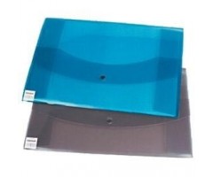 Aplankas-vokelis su spaustuku Centrum, A3, plastikinis, įvairių spalvų, skaidrus  0820-111