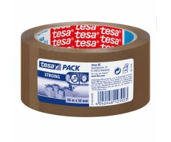 Pakavimo juosta Tesa Strong, 50mmx66m, ruda  1115-017