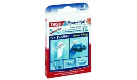 Lipnios juostelės Tesa Power strips, 5cmx2cm (10)  1114-207