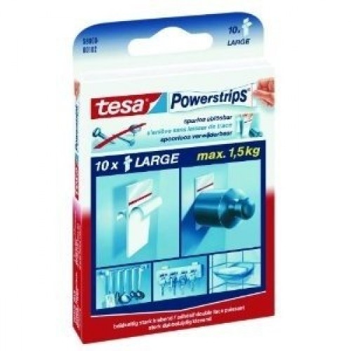 Lipnios juostelės Tesa Power strips, 5cmx2cm (10)  1114-207