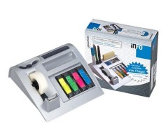 Pieštukinė Global Notes, pilka, užpildyta (4 indeksai, lipni juostelė)  1005-400