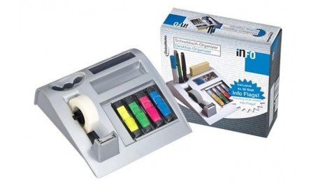 Pieštukinė Global Notes, pilka, užpildyta (4 indeksai, lipni juostelė)  1005-400