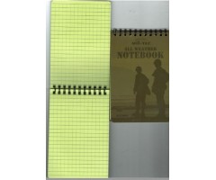 Bloknotas su spirale, atsparus drėgmei, 10 x 15 cm  0724-400