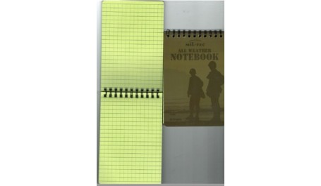 Bloknotas su spirale, atsparus drėgmei, 10 x 15 cm  0724-400