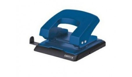 Skylmuša HP30 Centra, mėlynas, iki 30 lapų, metalinis  1101-106
