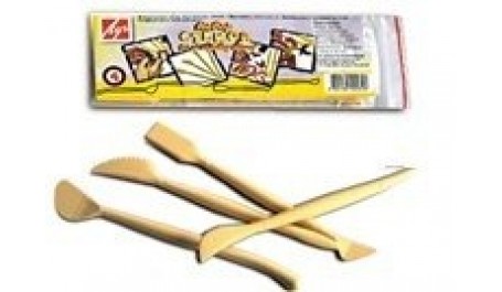 Įrankių plastilinui rinkinys LUČ, (4)  1308-103