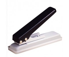 Skylmuša Warrior, juodas/pilkas, 1 ovalinė skylė (4x13mm), metalinis  1101-212