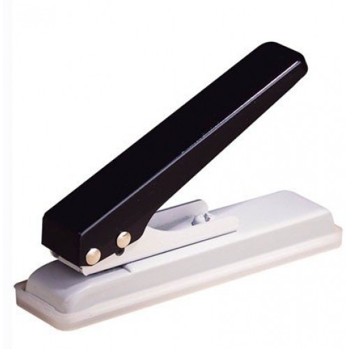 Skylmuša Warrior, juodas/pilkas, 1 ovalinė skylė (4x13mm), metalinis  1101-212