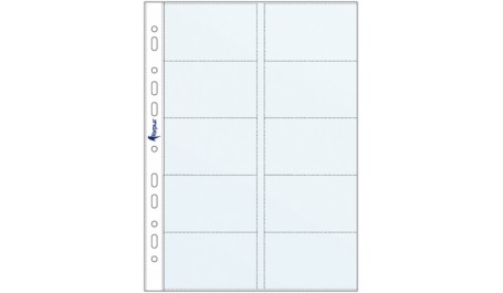 Įmautė Forpus, A4, 50 mikr., vizitinėms kortelėms, 10 kišenėlių (10)  0810-050