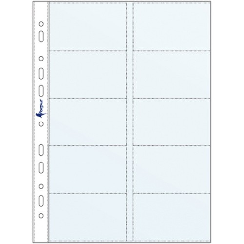 Įmautė Forpus, A4, 50 mikr., vizitinėms kortelėms, 10 kišenėlių (10)  0810-050