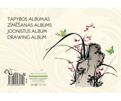 Tapybos albumas SMLT, A4, 160 g, klijuotas, (40)  0708-204