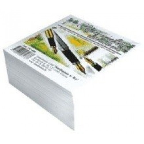 Lapeliai užrašams SMLT, 9x9 cm, balti, neklijuoti (500l)  0716-013