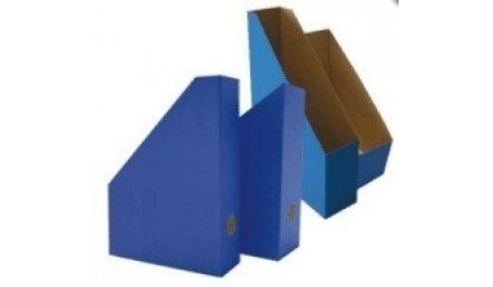 Dėklas vertikalus SMLT, 115x245x300mm, mėlynas, kartoninis, ekologiškas  1003-003