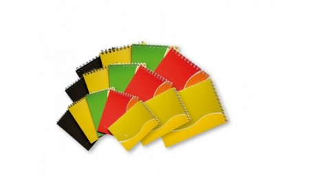 Bloknotas su spirale SMLT, A7, langeliais (50)  0723-209