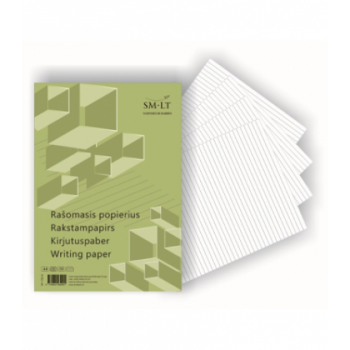 Rašomasis popierius SMLT, A4, linija (50)  0703-006