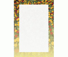 Dekoratyvinis popierius Tulpės, A4, 100g (50)  0710-117