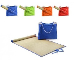 Krepšys paplūdimiui su kilimėliu, raudonas  1618-220