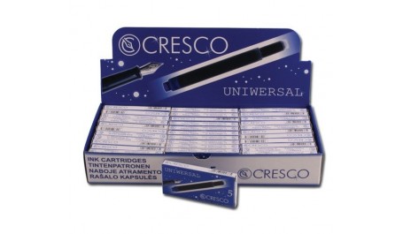 Rašalo kapsulės Cresco Magnum, ilgos, mėlynos (5 vnt.)  1223-007