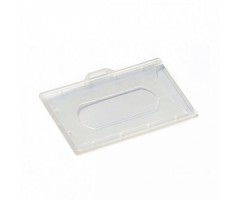 Identifikatoriaus kortelei dėklas, kietas, horizontalus, 56x90 mm (1)  0613-022