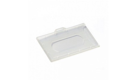 Identifikatoriaus kortelei dėklas, kietas, horizontalus, 56x90 mm (1)  0613-022