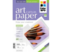 Dekoratyvinis popierius ColorWay drobė, A4, 380g, blizgus (5)  0710-615